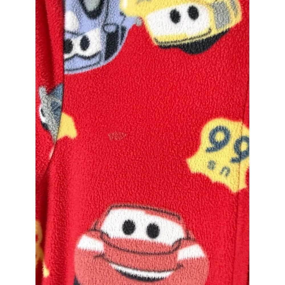 Disney Cars 5T One-Piece Fleece Pajamas